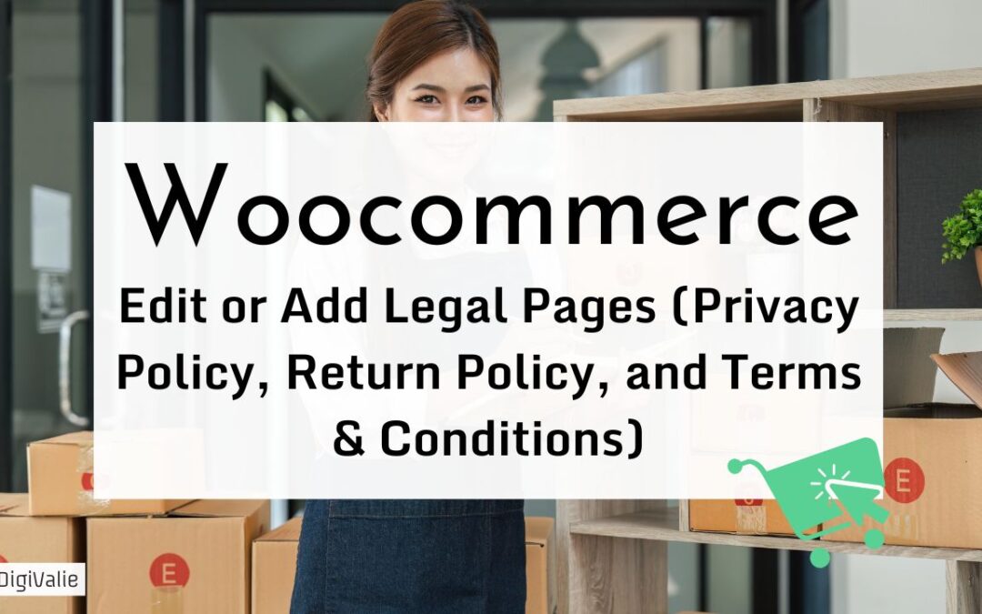 Edit or Add Legal Pages (Privacy Policy, Return Policy, and Terms & Conditions)